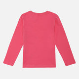 Girls Cotton Round Neck Full Sleeves T-Shirt with Soft Comfortable Fabric for Casual Wear and Everyday Styling - Pack of 1