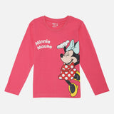 Girls Cotton Round Neck Full Sleeves T-Shirt with Soft Comfortable Fabric for Casual Wear and Everyday Styling - Pack of 1