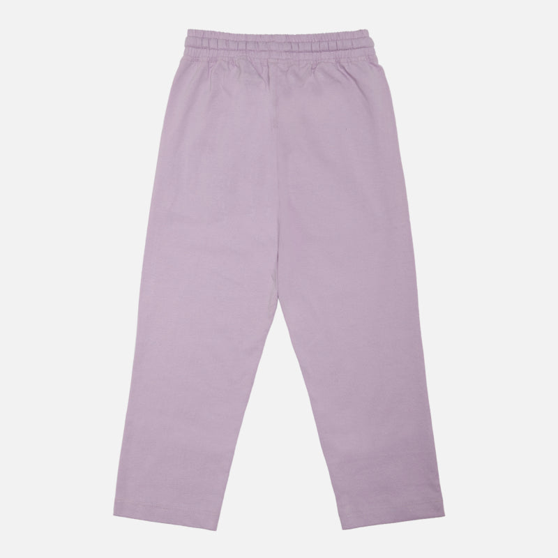Girls 100% Cotton Character Print Track Pant for Casual Wear, Lounge Comfort and Easy Everyday Movement