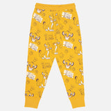 Boys Cotton Printed Track Pants Joggers with Soft Fit for Casual Wear, Pajama Comfort and Easy Movement - Pack of 1