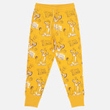 Boys Cotton Printed Track Pants Joggers with Soft Fit for Casual Wear, Pajama Comfort and Easy Movement - Pack of 1