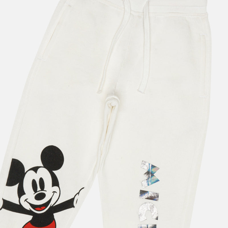 Boys French Terry Cotton Printed Track Pant Joggers with Elastic Waist for Casual Sportswear - Pack of 1