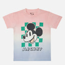 Boys Mickey & Friends 100% Cotton Half Sleeve T-Shirt with Round Neck and Classic Character Print for Casual Wear