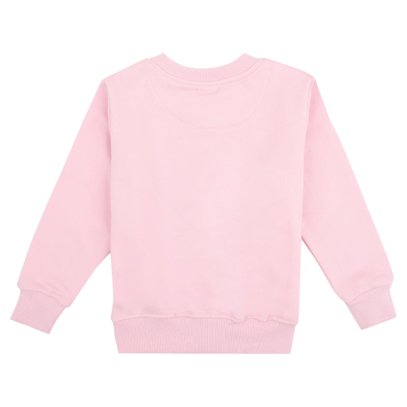 DYCA Girls Fleece Sweat Shirt Round Neck Full Sleeves