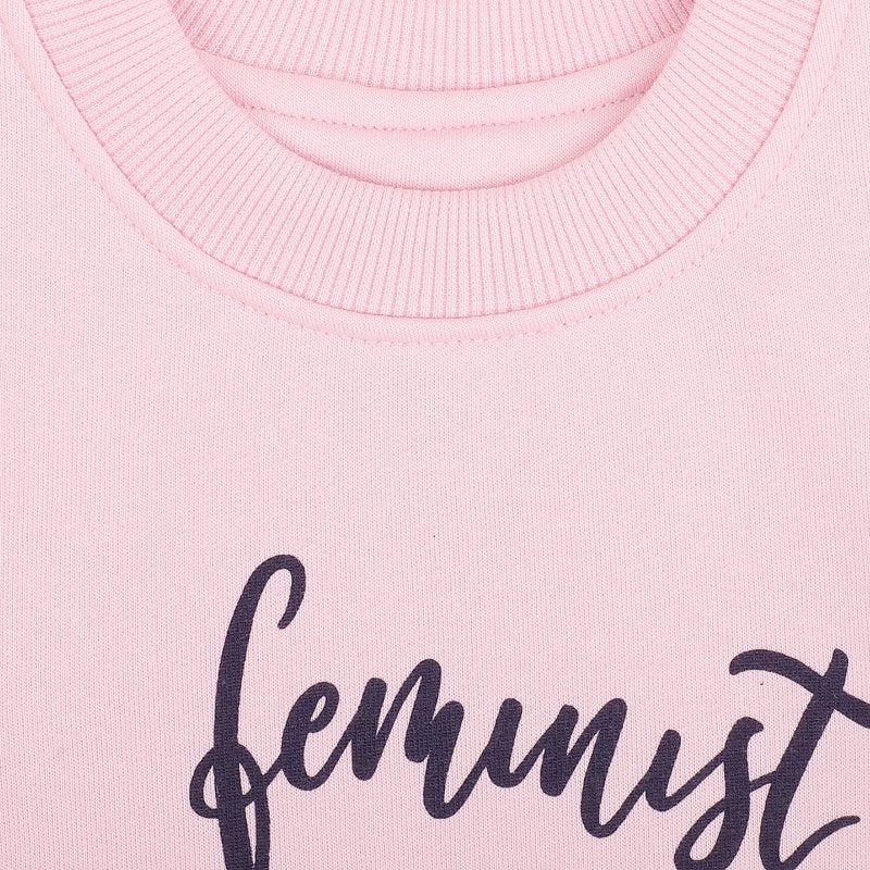 DYCA Girls Fleece Sweat Shirt Round Neck Full Sleeves