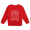 DYCA Girls Fleece Sweat Shirt Round Neck Full Sleeves