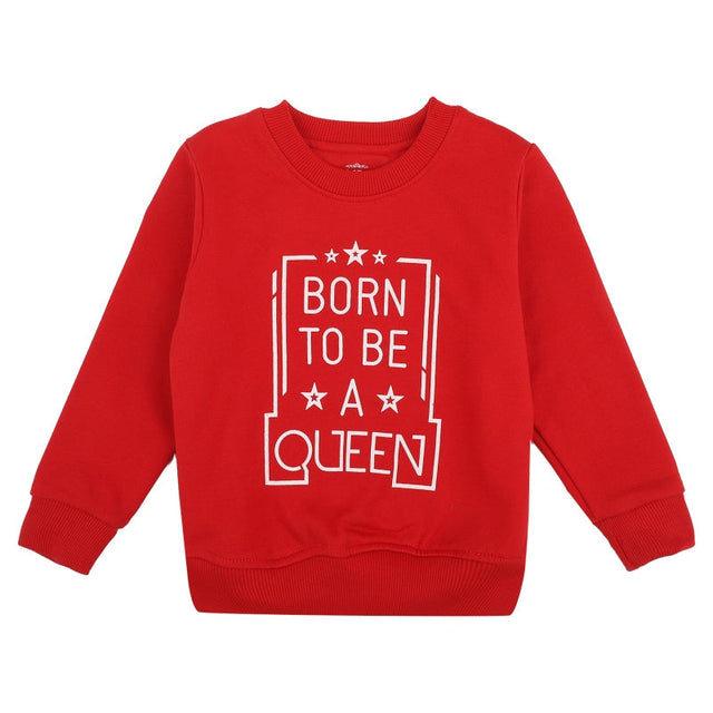 Girls Sweatshirt Round Neck Full Sleeves - Bodycare
