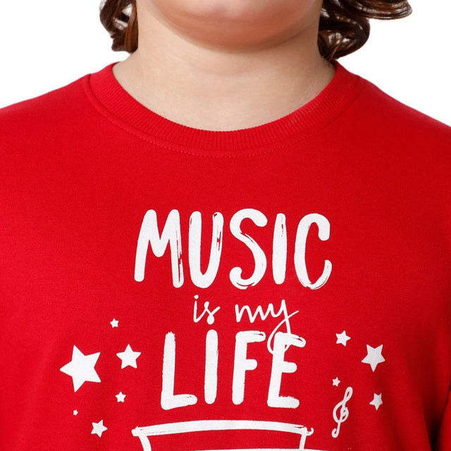 Boys Sweatshirt Round Neck Full Sleeves Pack of 1 - Bodycare