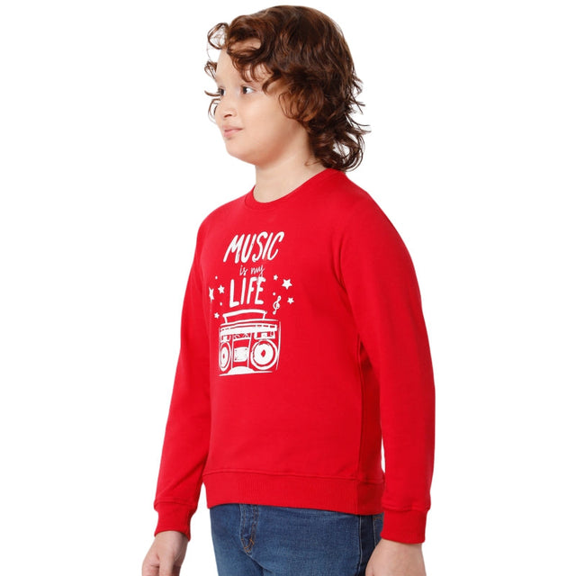 Boys Sweatshirt Round Neck Full Sleeves Pack of 1 - Bodycare