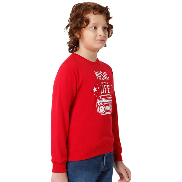 Boys Sweatshirt Round Neck Full Sleeves Pack of 1 - Bodycare