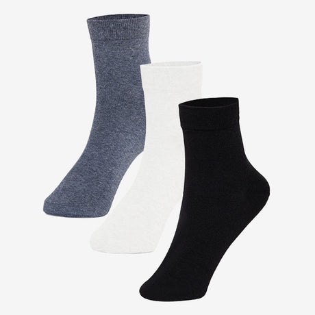 Men Ankle Length Cotton Blend Socks Pack of 3 - Bodycare