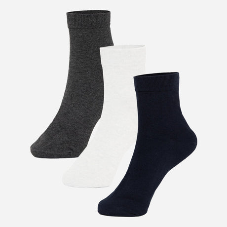 Men Ankle Length Cotton Blend Socks Pack of 3 - Bodycare