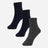 Men Ankle Length Cotton Blend Socks Pack of 3 - Bodycare