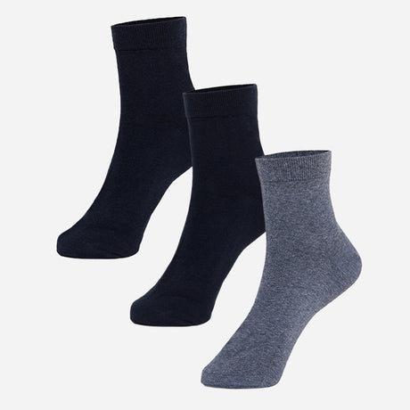 Men Ankle Length Cotton Blend Socks Pack of 3 - Bodycare
