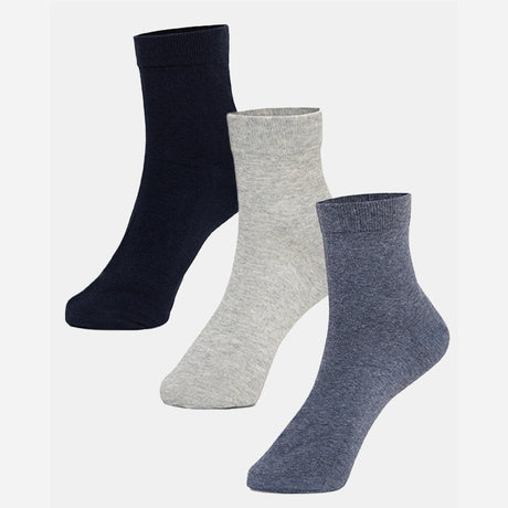 Men Ankle Length Cotton Blend Socks Pack of 3 - Bodycare