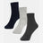 Men Ankle Length Cotton Blend Socks Pack of 3 - Bodycare