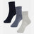 Men Ankle Length Cotton Blend Socks Pack of 3 - Bodycare