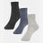 Men Ankle Length Cotton Blend Socks Pack of 3 - Bodycare