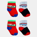 Boys School and Casual Socks for Everyday Comfort, Uniform Wear and Regular Wardrobe Essentials - Pack of 4
