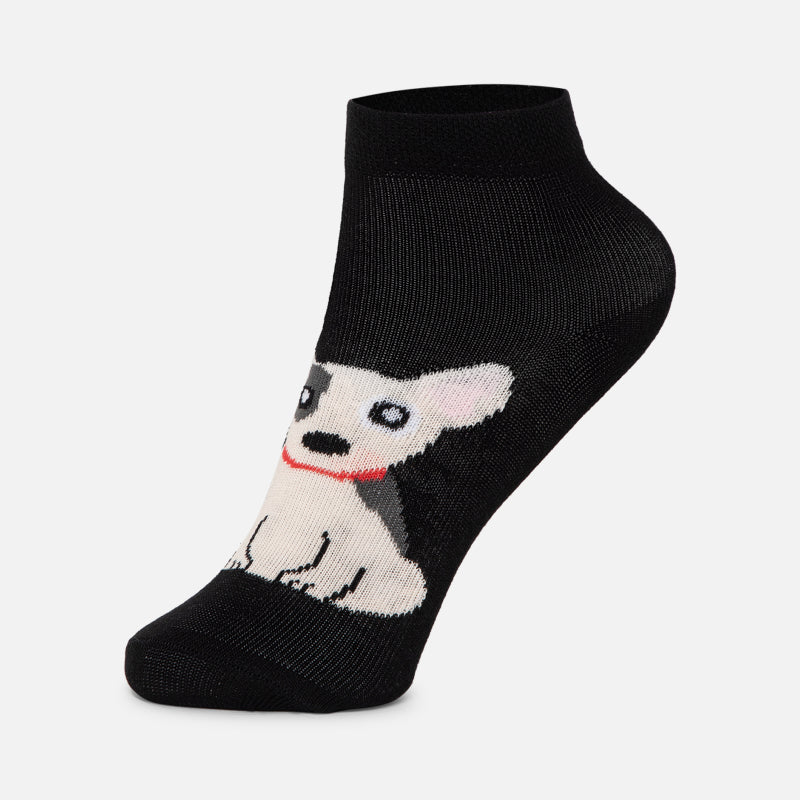 Boys Ankle Length Cotton Blend Socks Pack of 4 - Bodycare