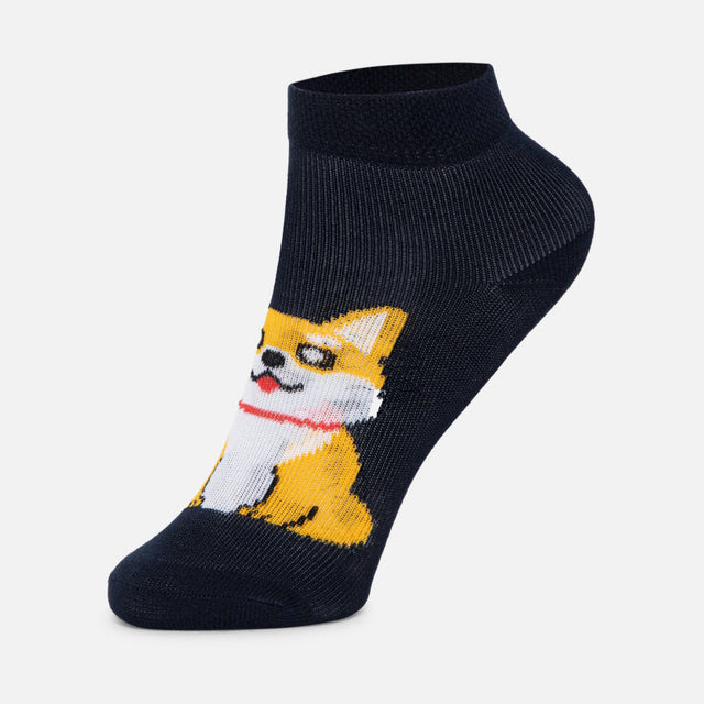 Boys Ankle Length Cotton Blend Socks Pack of 4 - Bodycare