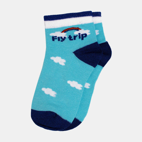 Bodycare Kids Ankle Length Socks Pack of 4 Cotton Soft Stretchable Comfortable Antibacterial Moisture Wicking Socks Sports Casual Use