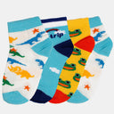 Bodycare Kids Ankle Length Socks Pack of 4 Cotton Soft Stretchable Comfortable Antibacterial Moisture Wicking Socks Sports Casual Use