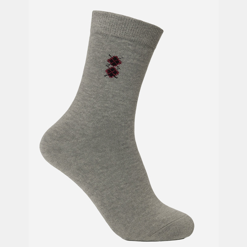 Men Cotton Blend Socks Crew Length Pack of 3 - Bodycare