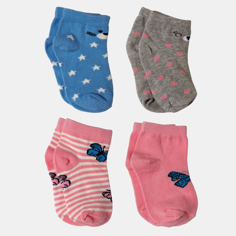 Bodycare Girls Ankle Length Socks Print2