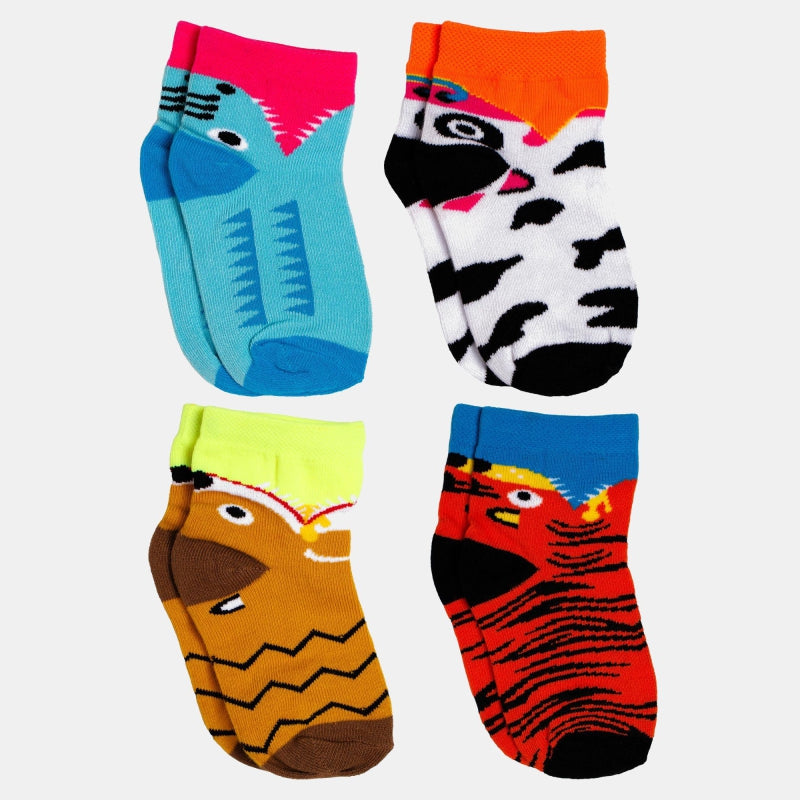 Bodycare Girls Ankle Length Socks Neon Pink