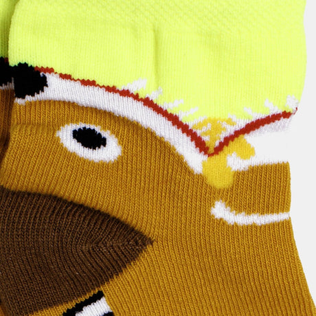 Bodycare Girls Ankle Length Socks Neon Green