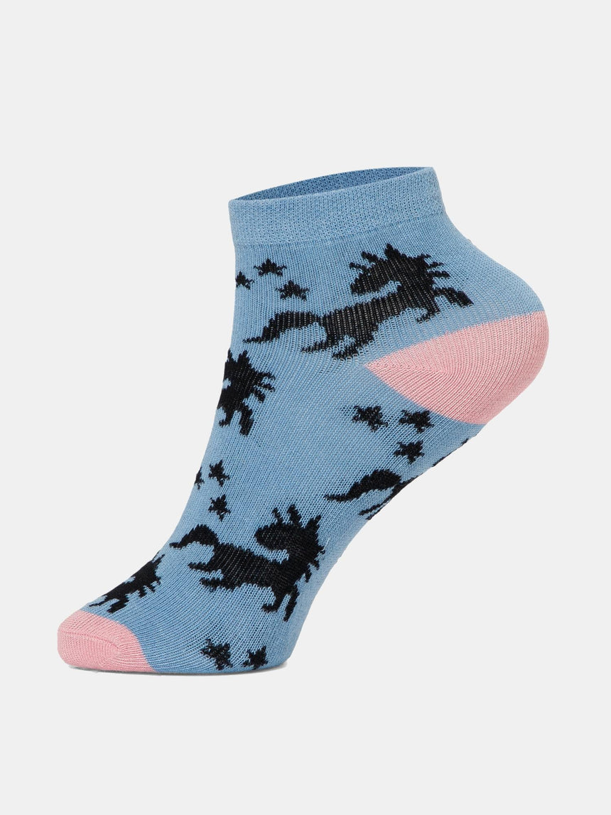 Bodycare Girls Ankle Length Socks Blue