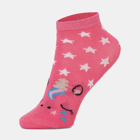 Bodycare Girls Ankle Length Socks Pink