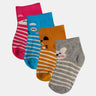Girls Socks Antibacterial Pack of 4 - Bodycare
