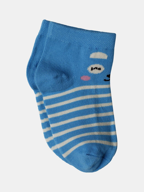 Bodycare Kids Ankle Length Socks Pack of 4 Cotton Soft Stretchable Comfortable Antibacterial Moisture Wicking Sports Casual Use