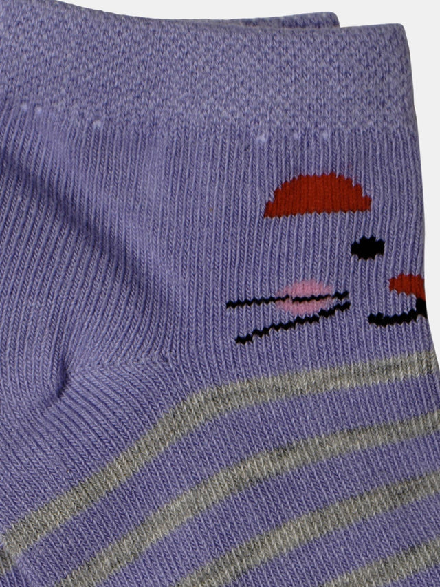 Girls Socks Antibacterial Pack of 4 - Bodycare