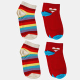 Bodycare Girls Socks Pack Of 4 - Multicolor