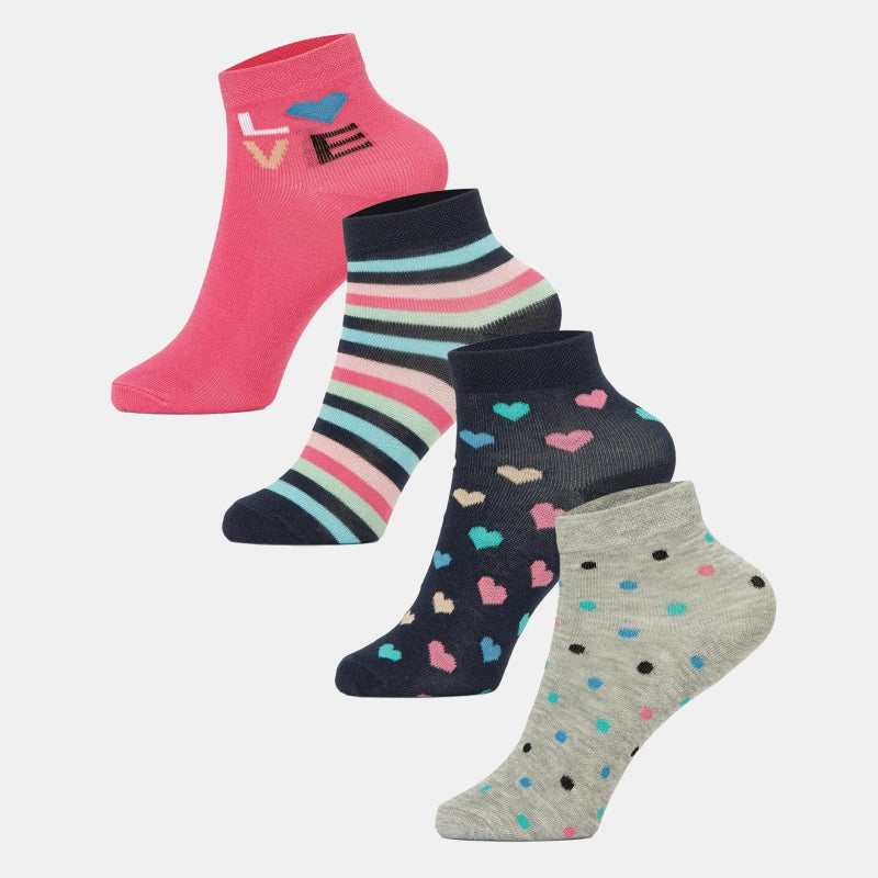 Bodycare Girls Ankle Length Socks Print4