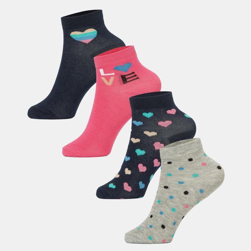 Bodycare Girls Ankle Length Socks Print2