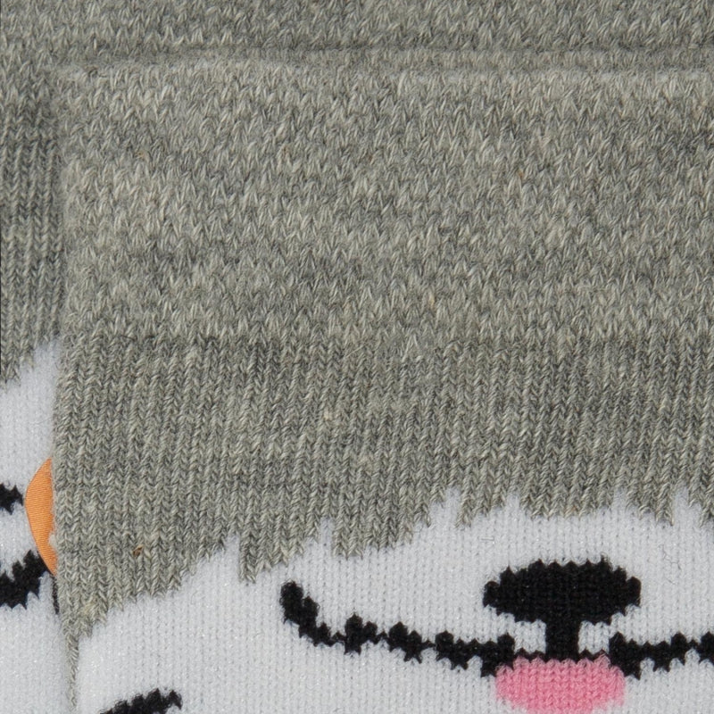 Bodycare Girls Ankle Length Socks Lite Grey Milange