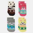 Bodycare Girls Ankle Length Socks Lite Grey Milange