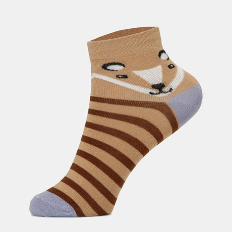 Bodycare Girls Ankle Length Socks Beige