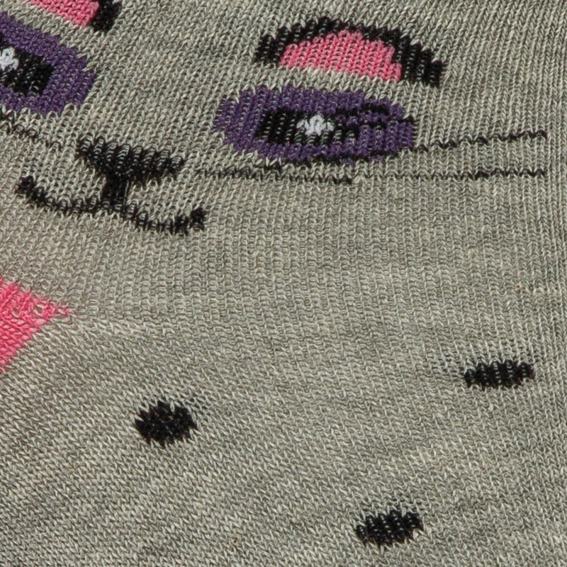 Bodycare Girls Ankle Length Socks Lite Grey Milange