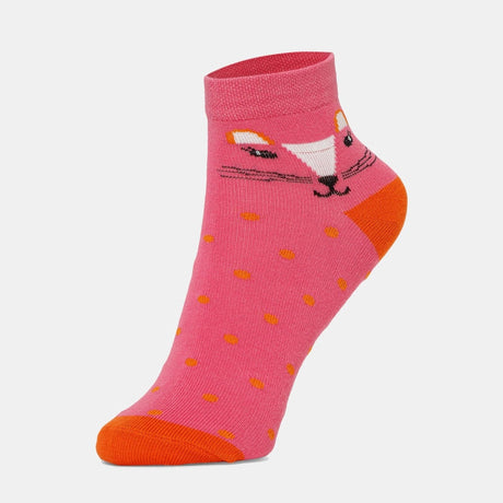Bodycare Girls Ankle Length Socks Rose Pink