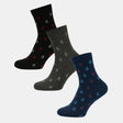 Men Cotton Blend Socks Pack of 3 - Bodycare