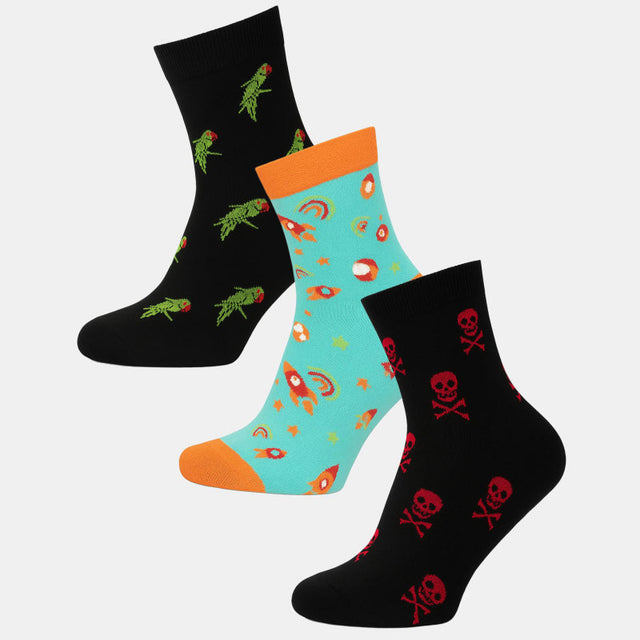 Men Cotton Blend Socks Pack of 3 - Bodycare