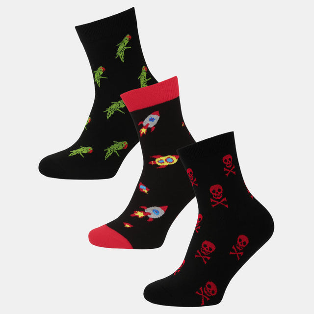 Men Cotton Blend Socks Pack of 3 - Bodycare