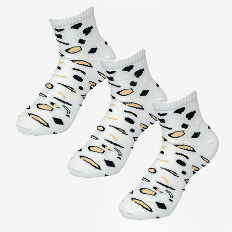 Bodycare Womens Ankle Length Printed Socks Pack Of 3