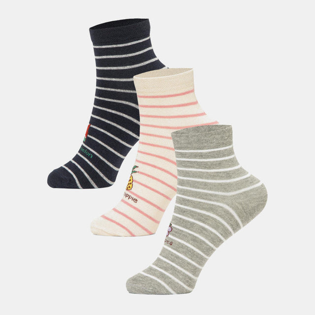 Women Cotton Blend Socks Pack of 3 - Bodycare