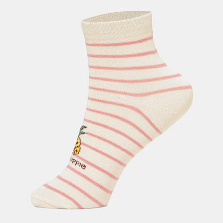 BODYCARE Womens Cotton Blend Ankle Length Socks Pack of 3 Soft, Breathable & Stretchable  Comfortable  Durable, Easy Wash Multipurpose Socks for Ladies  Casual, Sports, Gym & Travel